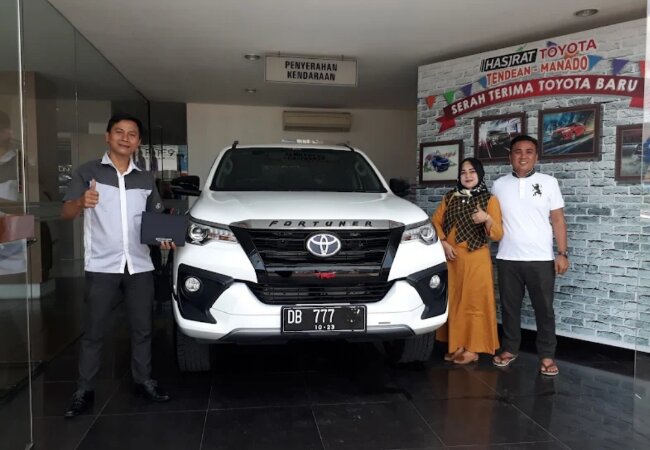 10 Dealer Toyota Manado, Harga DP Mulai Rp.10.000.000 Aja