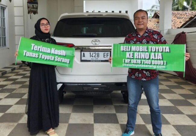 10 Dealer Toyota Serang, Harga DP Mulai Rp.10.000.000 Aja