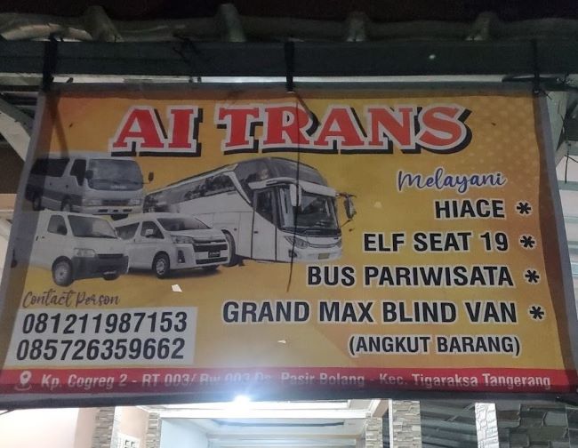 Al Trans Rental Mobil Tigaraksa - Photo by Google