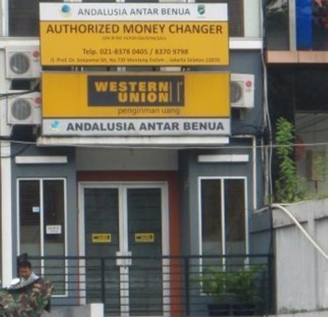 Andalusia Antar Benua Money Changer Tebet : Gambarnya by Google