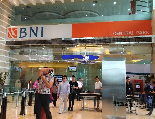 BNI Money Changer Central Park : Gambarnya by Google