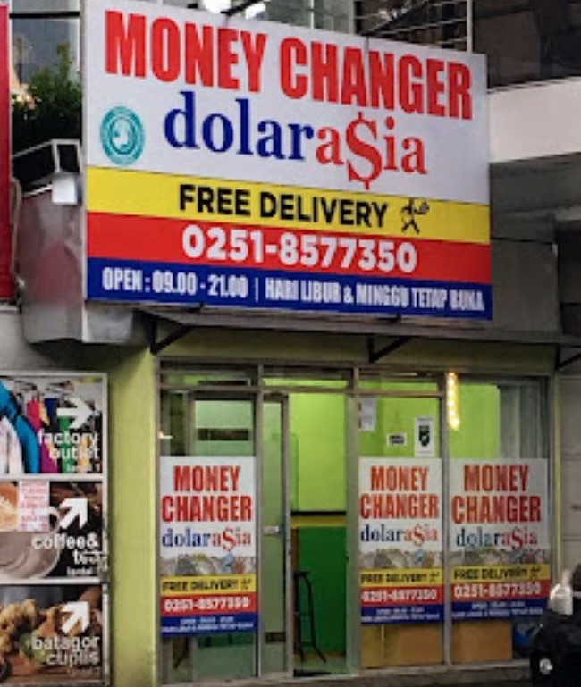 Dolarasia Money Changer Bogor - Photo by Google
