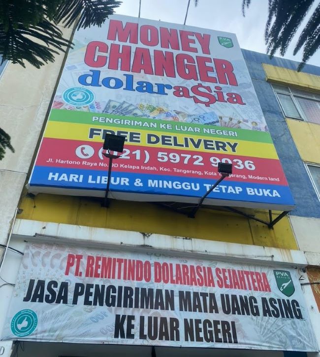 Dolarasia Money Changer Tangerang : Gambarnya by Google
