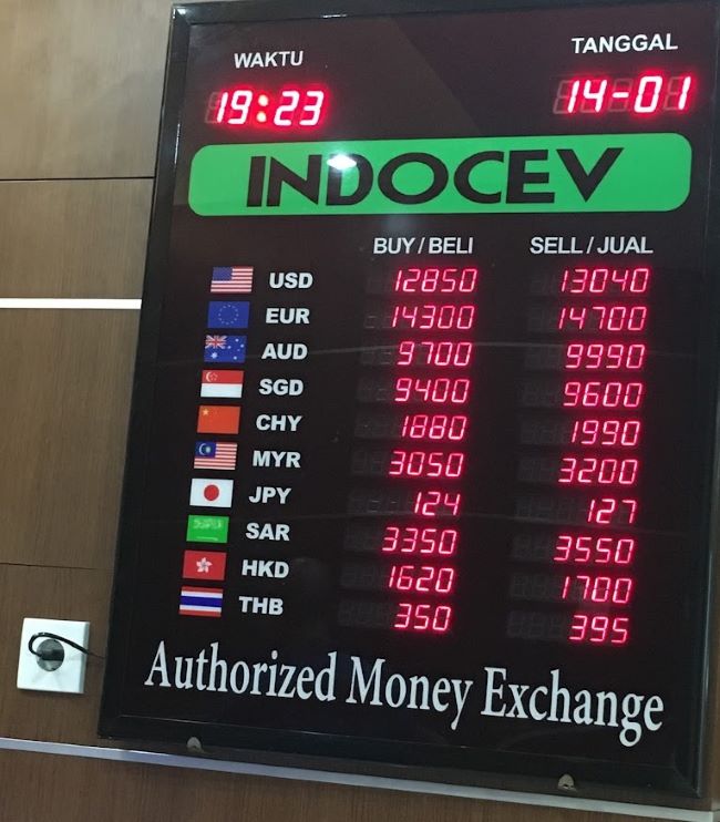 Indocev Money Changer Central Park : Gambarnya by Google