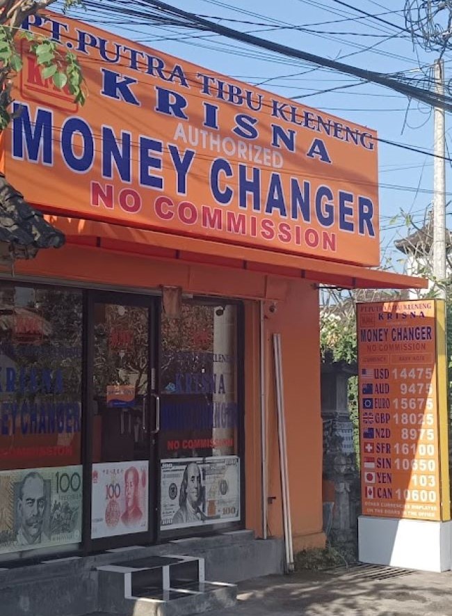 Krisna Money Changer Bali : Gambarnya by Google