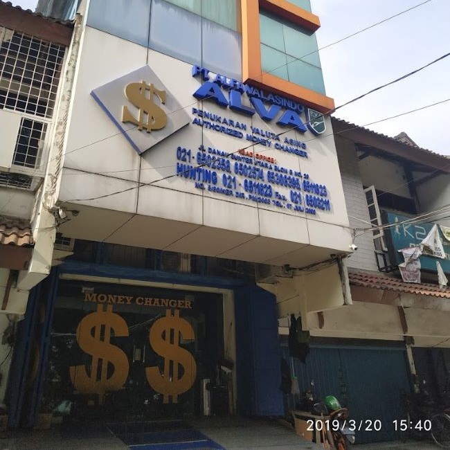PT. Alfa Valasindo Money Changer Jakarta : Gambarnya by Google