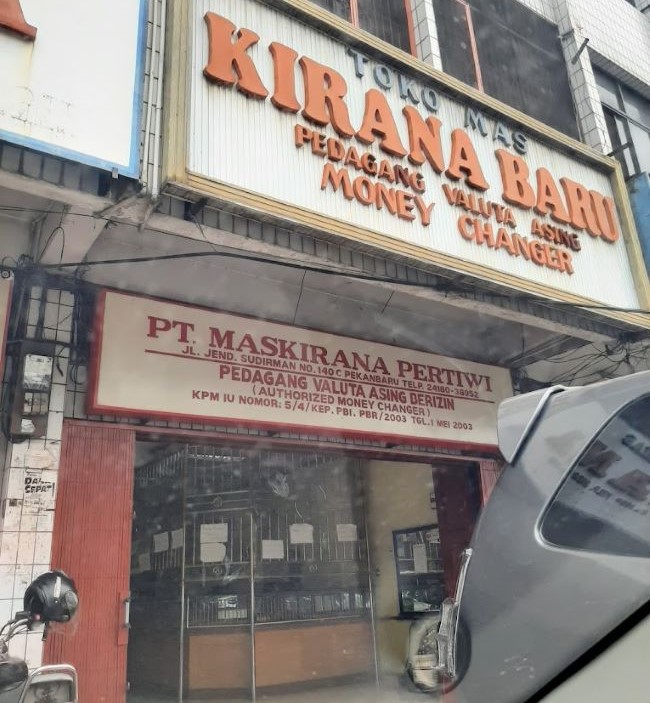 PT. Maskirana Pertiwi Money Changer Pekanbaru : Gambarnya by Google