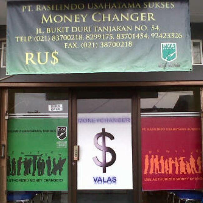 Rasilindo Usahatama Money Changer Tebet : Gambarnya by Google