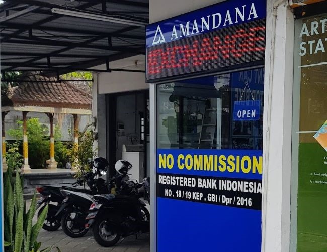 Amandana Money Changer Denpasar - Photo by Google