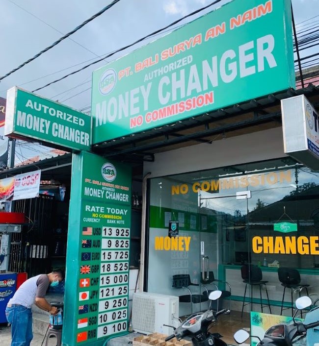 BSA Money Changer Denpasar - Photo by Google