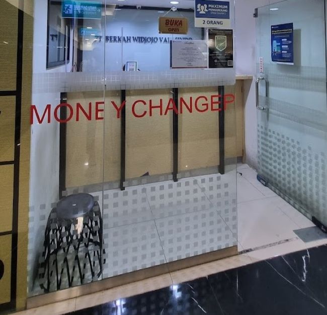 Berkah Widjojo Valasindo Money Changer PIM - Photo by Google