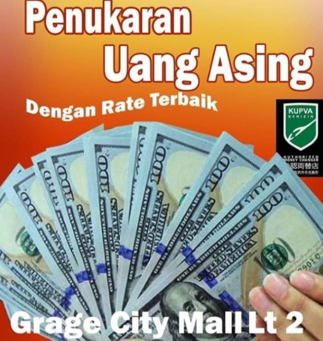 Chiko Huda Valutamas Money Changer Cirebon : Gambarnya by IG