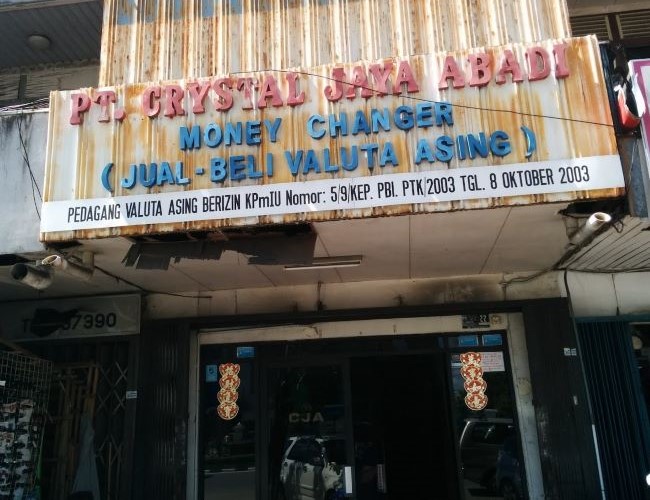 Crystal Jaya Abadi Money Changer Pontianak : Gambarnya by Google