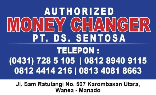 Dua Sisi Sentosa Money Changer Manado : Gambarnya by Google