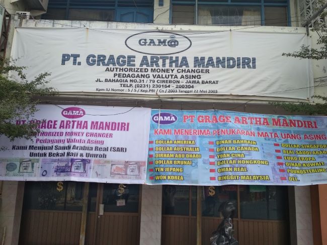 Grage Artha Mandiri Money Changer Cirebon : Gambarnya by Google