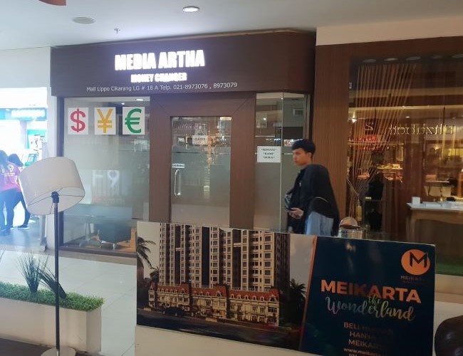 Media Artha Money Changer Cikarang : Gambarnya by Google