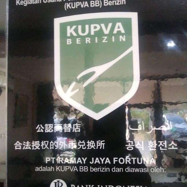 Ramay Jaya Fortuna Money Changer Gading Serpong : Gambarnya by Business Site
