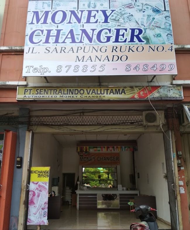 Sentralindo Valutama Money Changer Manado : Gambarnya by Google