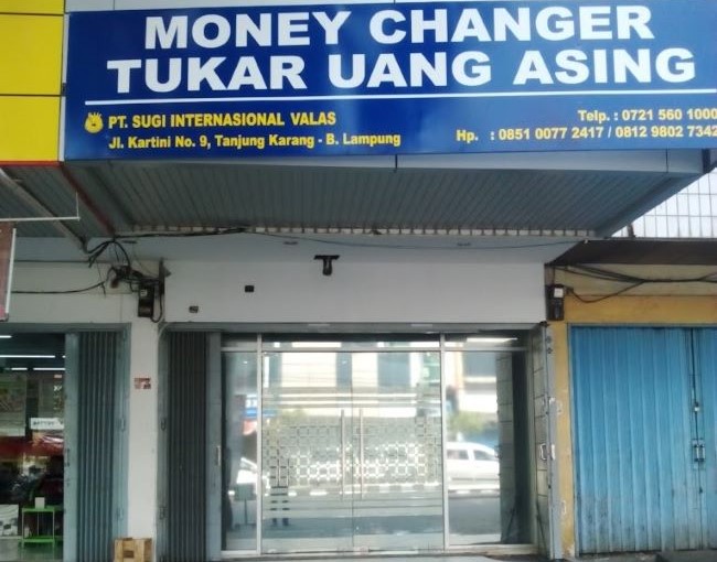 Tukar Uang Asing Money Changer Bandar Lampung : Gambarnya by Google