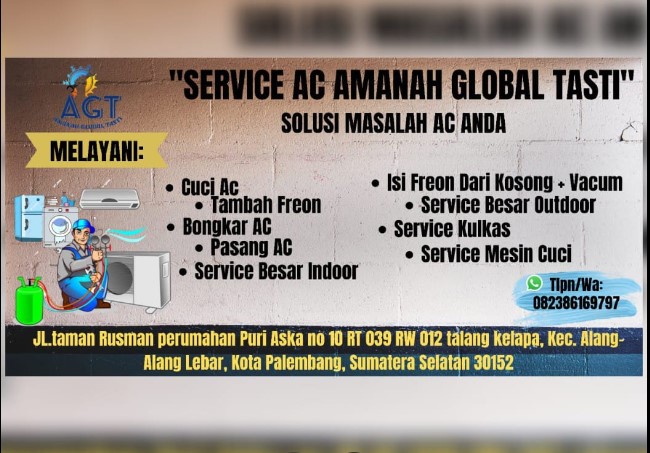  9 Jasa Service AC Palembang Terbaik dan Termurah, Biaya 30K